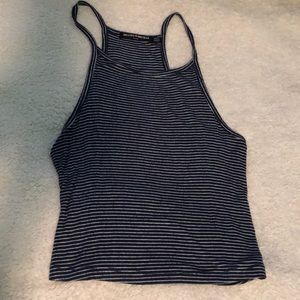 Brandy Melville Striped Halter Top